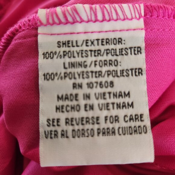 Hot Pink Crochet Lace Bell Sleeve Mini Dress - Picture 9 of 10